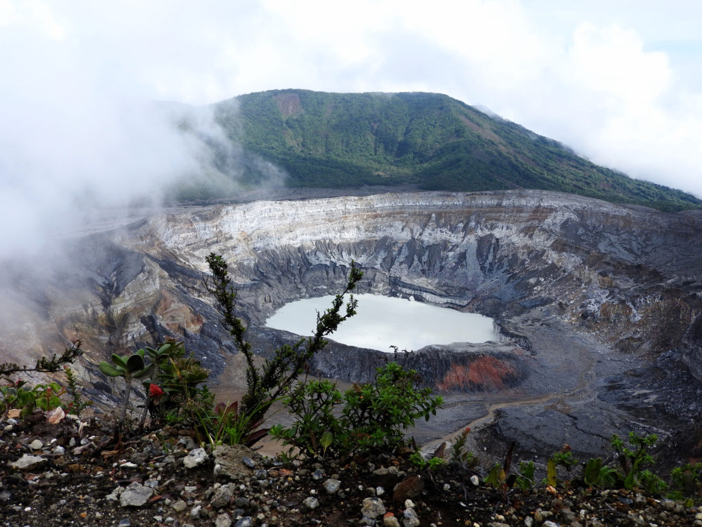 Kraterrand Poas Vulkan